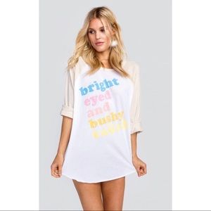 Wildfox Bright Eyed and Bushy Tailed Rebel Raglan